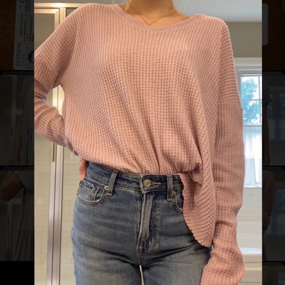 Waffle Knit top
